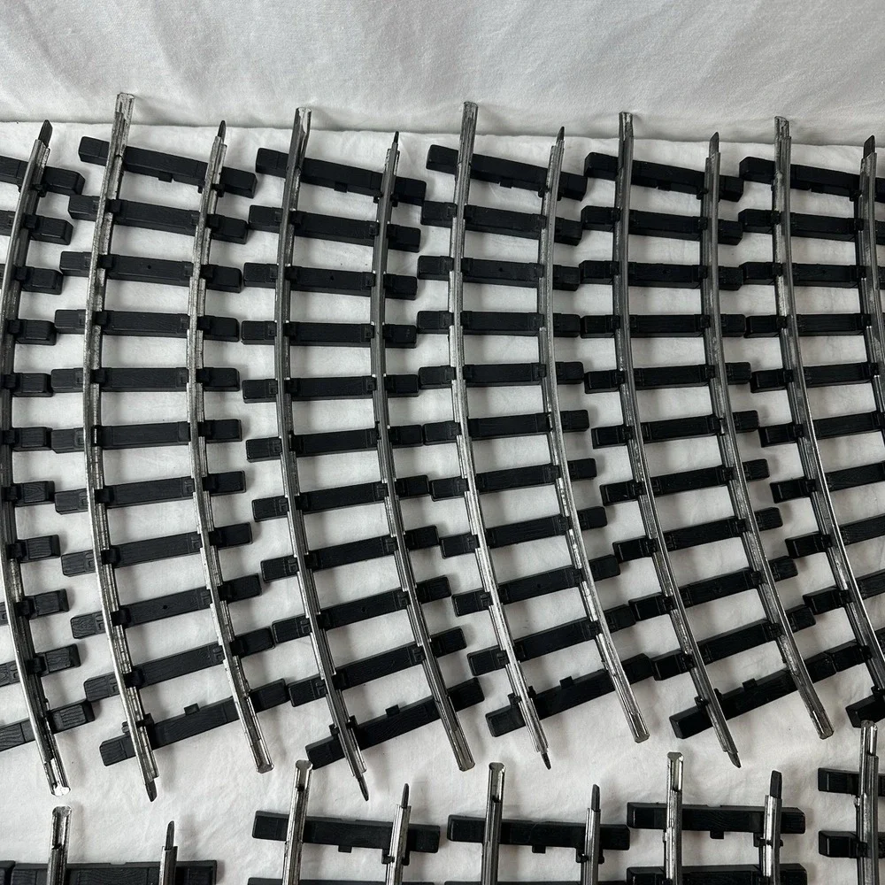Bachmann Train Track G Gauge Straight & Curved Black Lot Of 23 Used Vintage - Picture 6 of 13
